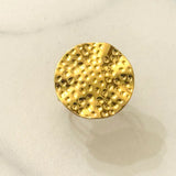 Ishida Hammered Gold Ring