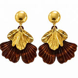 Muni Floral Dangle Earrings
