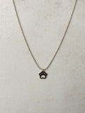 Stainless Steel Ball Chain Paw Necklace