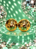 Disco Inferno Stud Earrings