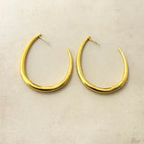 XL U Shaped Stainless Steel Earrings