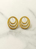 Tricircle Stud Earrings  