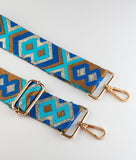 CASSETTE - Roca Adjustable Bag Strap Blue & Taupe