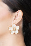 White Petal Earrings