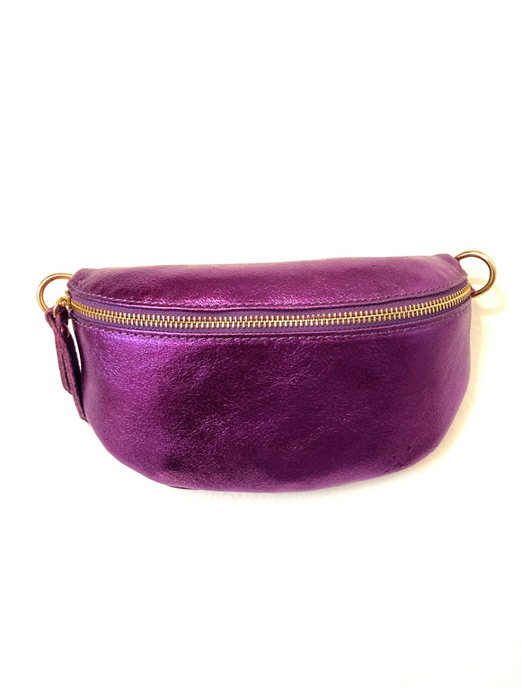 CASSETTE - Fanny Pack Metallic Purple