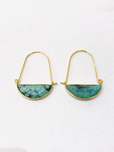 Touche Earrings Mint Green