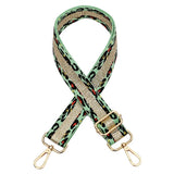 CASSETTE - Striped Leopard Strap Green