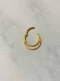 Doouble Hoop Piercing Gold