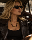 Terca Bohem Necklace w Mineral Stones
