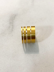 Stripe Stainless Steel Ring