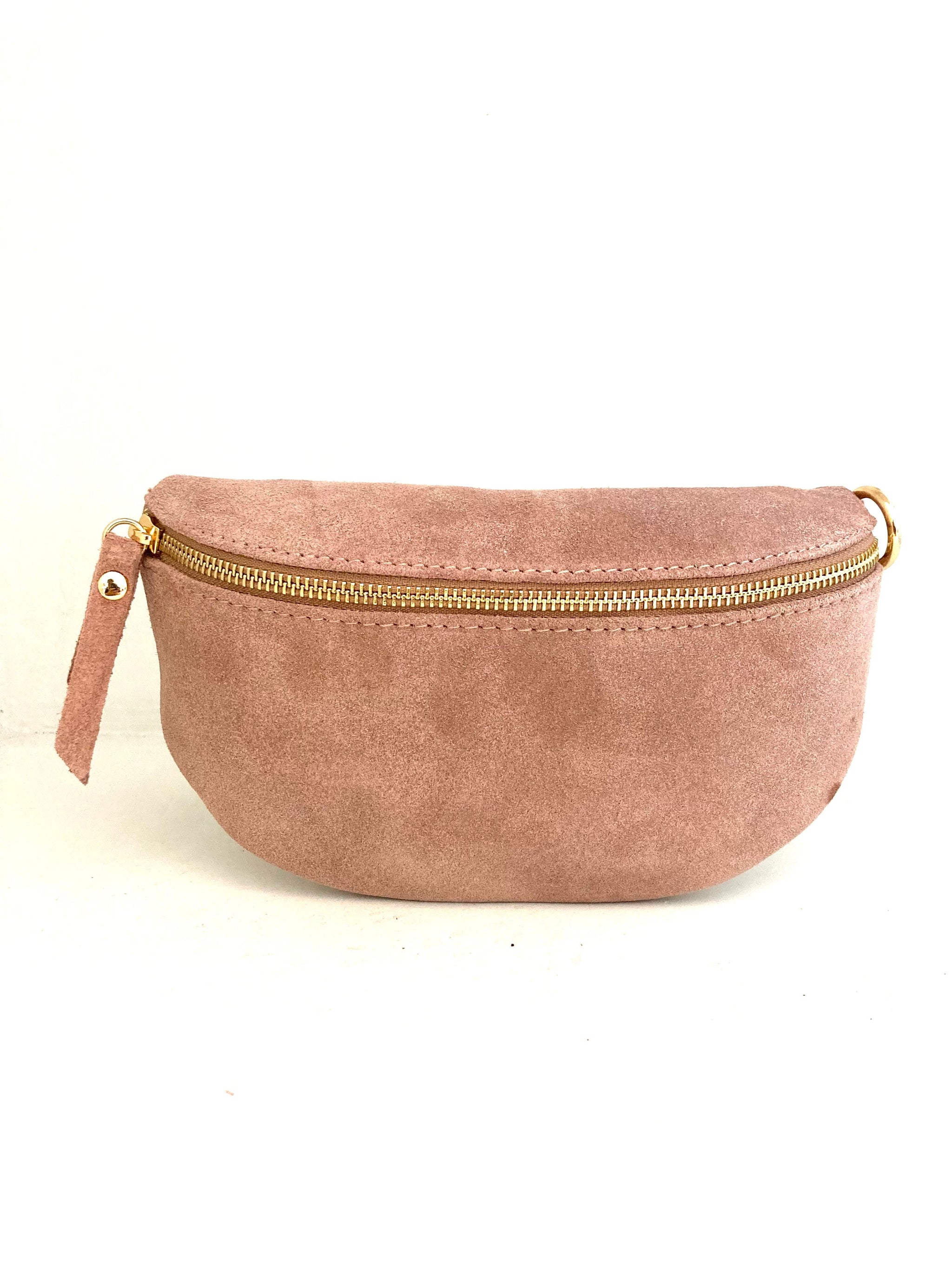 CASSETTE Suede Fanny Pack Light Brown Cassette Barcelona
