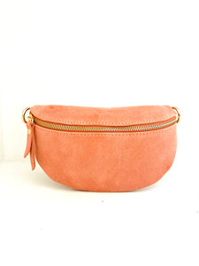 CASSETTE - Suede Fanny Pack Coral