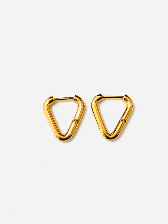 Triangle Earrings Gold