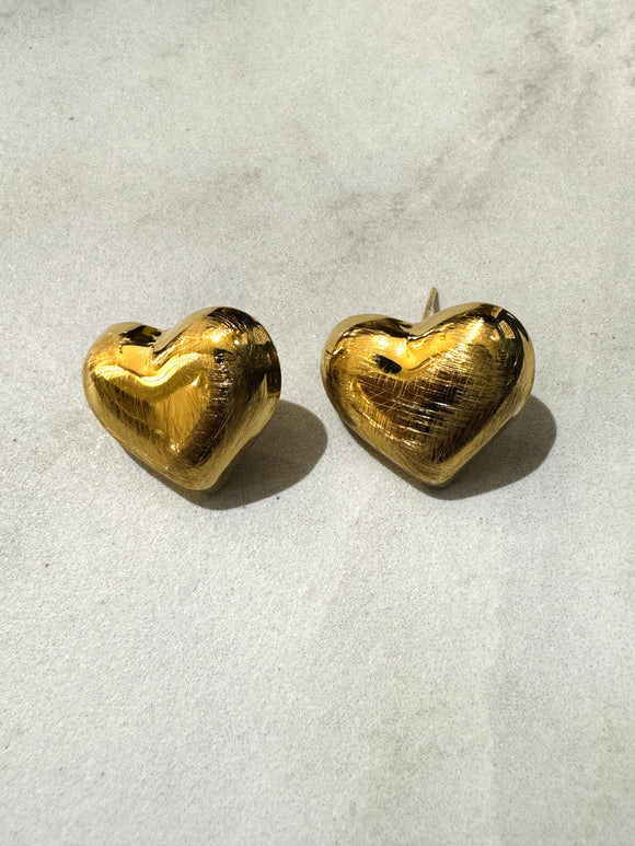 Corazon Waterproof Heart Earrings