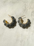 Pumpkin Stainless Steel Hoop Earrings