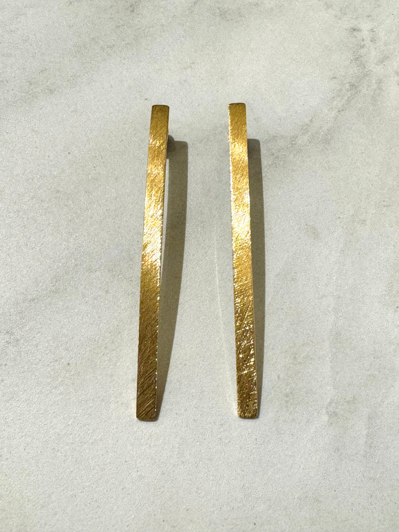 Baton Stainless Steel Earrings