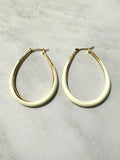 Lucy Stainless Steel Enamel Earrings