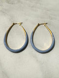 Lucy Stainless Steel Enamel Earrings