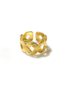 Twist Stainless Steel Ring