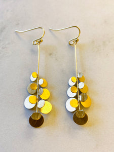 Grape Earrings Gold