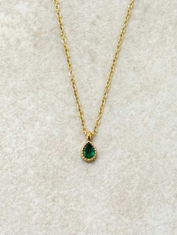 Moya Minimal Drop Necklace