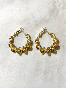 Twist Hoop Earrings