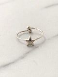 Minimal Stainless Steel Star Ring
