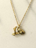 Retro Vespa Motorbike Necklace