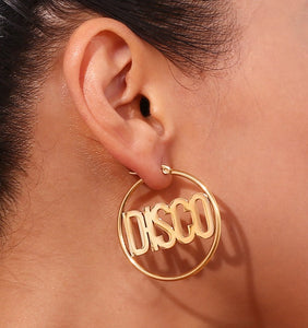 Disco Hoops Gold