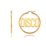 Disco Hoops Gold