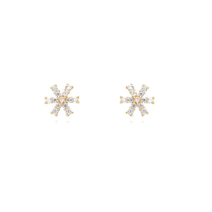 Sterling Silver Mini Star Studs