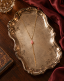 Yim Fineline Necklace w Mineral Stones