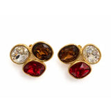 Eran Stud Earrings W Color Zirconias