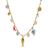 Petalidi Stainless Steel Summer Charm Necklace