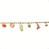 Waimea Chain Bracelet w Summer Charms
