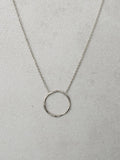 Minimal Geometric Round Necklace