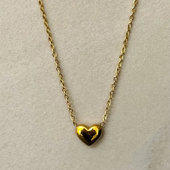 Minimal Heart Necklace