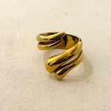 Hug Adjustable Stainless Steel Ring