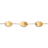 Yuma Scratched Gold Bracelet