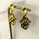 Reve Hammered Gold Earrings