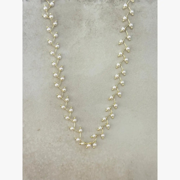 Zig Zag Choker Necklace  