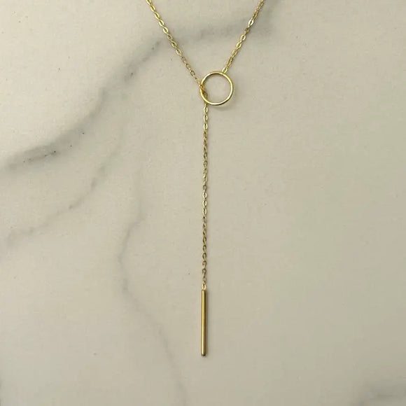 Fineline Geometric Ascensor Necklace