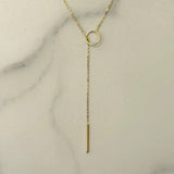 Fineline Geometric Ascensor Necklace