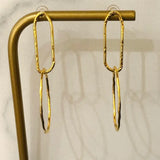 Signe Hammered Gold Earrings 