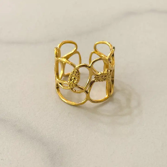 Pebbles Stainless Steel Waterproof Ring