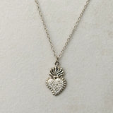 Flame Heart Necklace