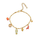 Waimea Chain Bracelet w Summer Charms