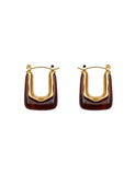 Yui Stainless Steel Rectangular Earrings
