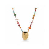 Bohem Summer Charms Necklace w Fish Engraving