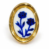 Forget Me Not Flower Adjustable Ring